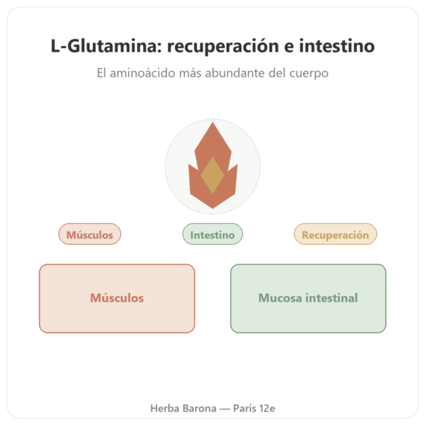 L-Glutamina 750 mg – 300 cápsulas – Dynveo – Kyowa Quality presentación Paris Herba Barona