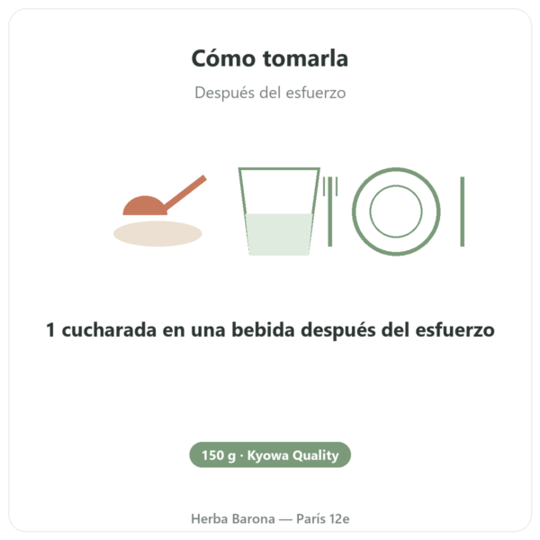 L-Glutamina Dynveo POLVO Kyowa Quality 150g modo de empleo y dosis Paris Herba Barona