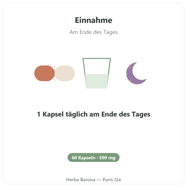 L-Tryptophan 500 mg – Osavi – 60 pflanzliche Kapseln Anwendung und Dosierung Paris Herba Barona