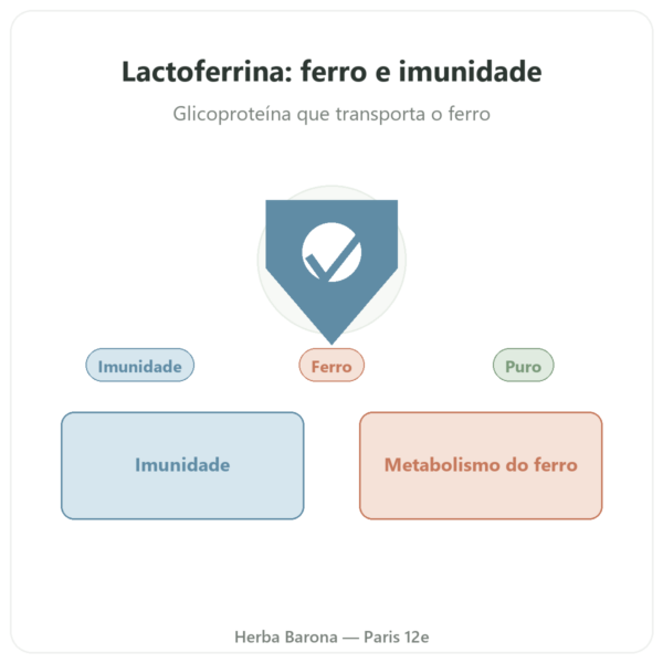 Lactoferrina Dynveo 200mg – 60 cápsulas DR caps apresentação Paris Herba Barona