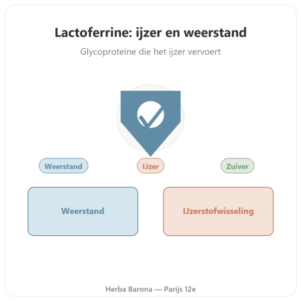 Lactoferrine Dynveo 200 mg presentatie Paris Herba Barona