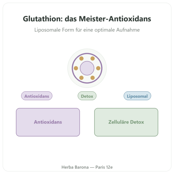 Liposomales Glutathion – Dynveo – 150 mg – 60 Kapseln Vorstellung Paris Herba Barona