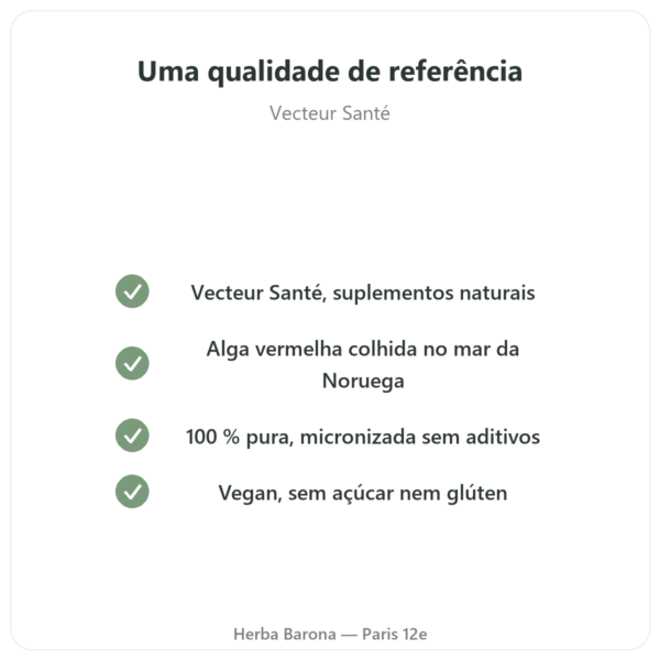 Lithothamnium em pó 250 g – Vecteur Santé qualidade Paris Herba Barona
