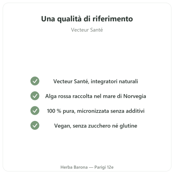 Lithothamnium in polvere 250 g - Vecteur Santé qualità Paris Herba Barona