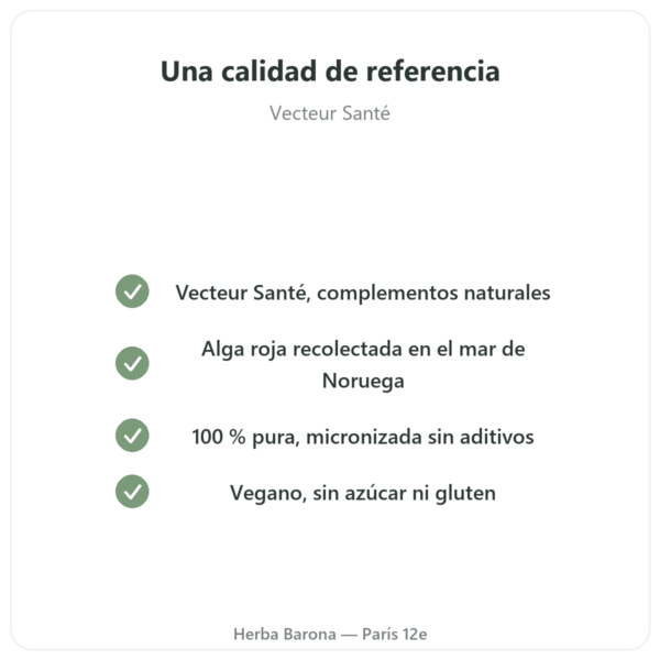 Litotamnio en Polvo – 250 g – Vecteur Santé calidad Paris Herba Barona