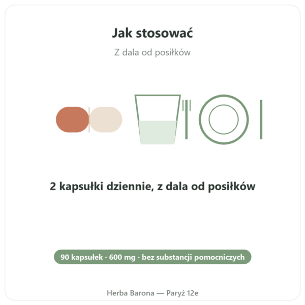 L-lizyna 600 mg – Dynveo – 90 kapsułek – Niezbędny aminokwas sposób użycia i dawkowanie Paris Herba Barona