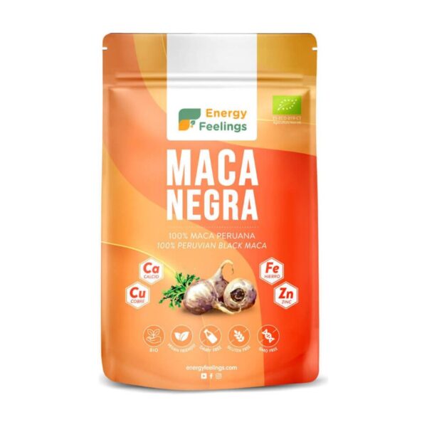 Maca Noire Bio en Poudre Energy Feelings 500 g Paris Herba Barona