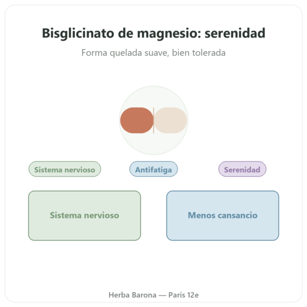 Magnesio BISGLICINATO en polvo 250 g – Dynveo presentación Paris Herba Barona
