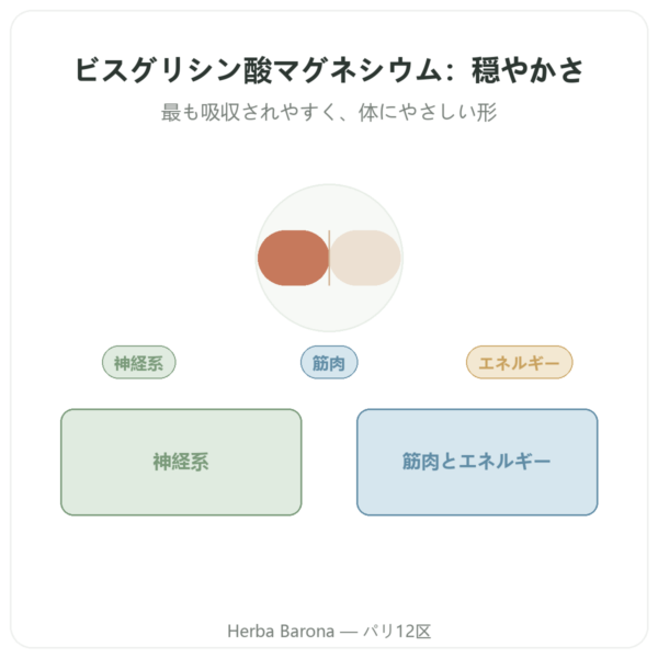 マグネシウム ビスグリシネート TRAACS® – 800mg – 180カプセル Dynveo presentation Paris Herba Barona