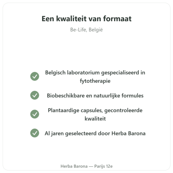 Magnesium Quatro 900 90 capsules Be-Life kwaliteit Paris Herba Barona
