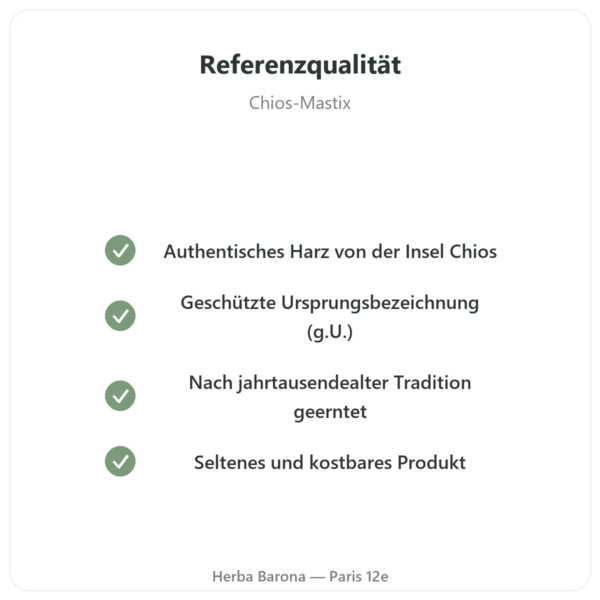 Mastix von der Insel Chios – 20 g Qualität Paris Herba Barona