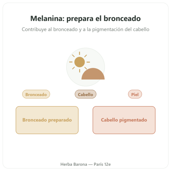 Melanina Dynveo 350mg – Péptidos Hidrolizados – 60 cápsulas presentación Paris Herba Barona