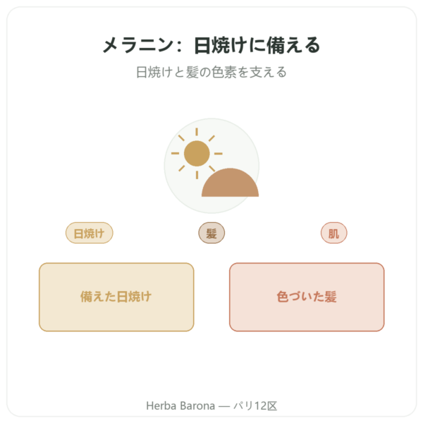 メラニン Dynveo 350mg 加水分解ペプチド 60カプセル presentation Paris Herba Barona