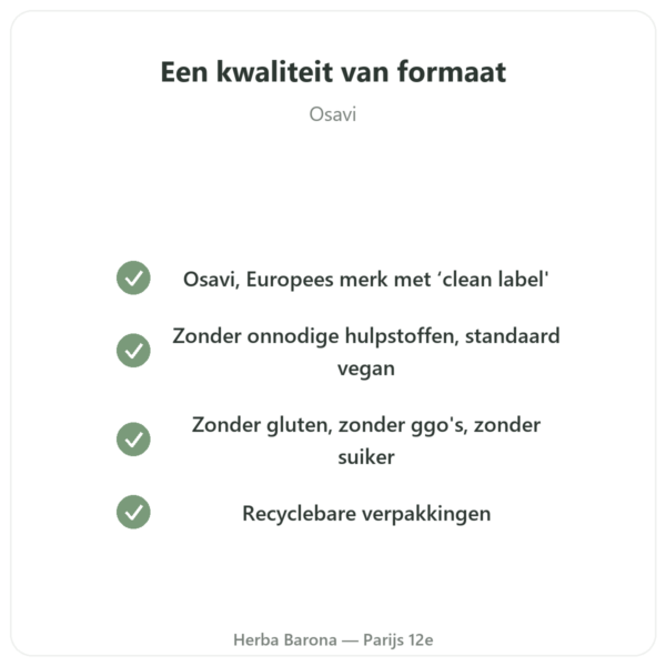 Melatonine 1mg + Passiebloem Spray Kers – Osavi – 25 ml kwaliteit Paris Herba Barona