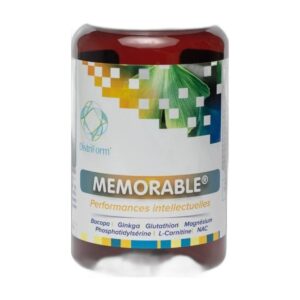 Memorable – Distriform' – 60 gélules – Mémoire Paris Herba Barona