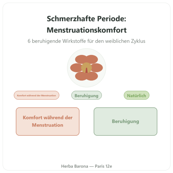 Komplex bei Menstruationsbeschwerden – Dynveo – 30 Kapseln Vorstellung Paris Herba Barona