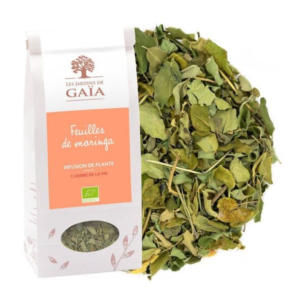 Moringa bio feuilles Jardins de Gaïa infusion Paris Herba Barona