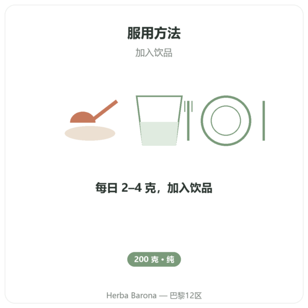 肌醇(Myo-Inositol)粉末 Dynveo 200g 使用方法与建议剂量 Paris Herba Barona
