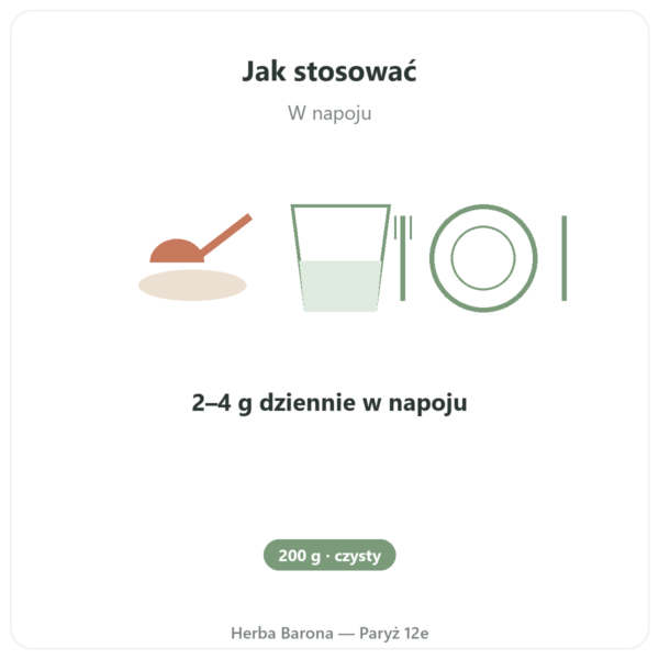Myo-Inositol poudre Dynveo 200g sposób użycia i dawkowanie Paris Herba Barona