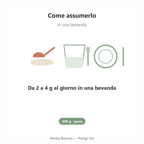 Myo-Inositolo in polvere – Dynveo – 200 g modo d'uso e dosaggio Paris Herba Barona