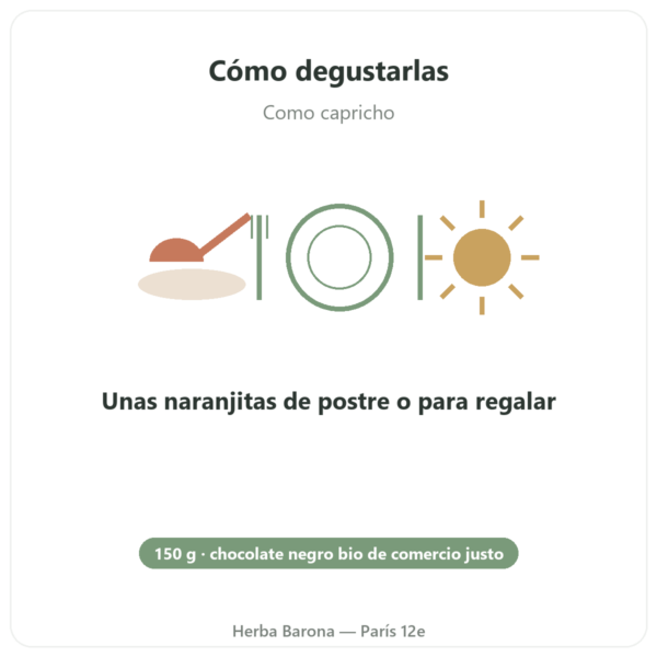 Naranjitas Bio con Chocolate Negro – Saldac El Inti – 150 g modo de empleo y dosis Paris Herba Barona