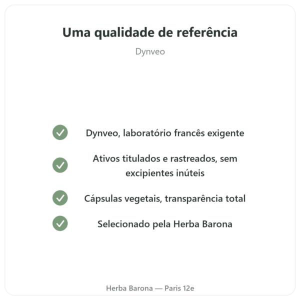 Natoquinase Dynveo 100 mg 60 Cápsulas qualidade Paris Herba Barona
