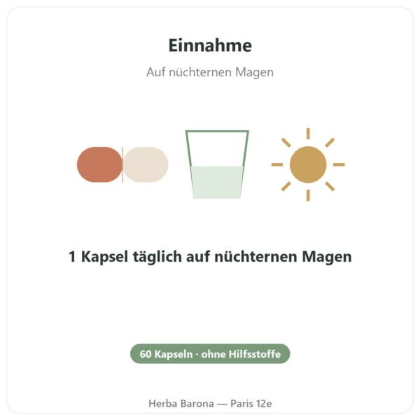 Natrium-R-Liponat Bio-Enhanced® – Dynveo – 100 mg – 60 Kapseln Anwendung und Dosierung Paris Herba Barona