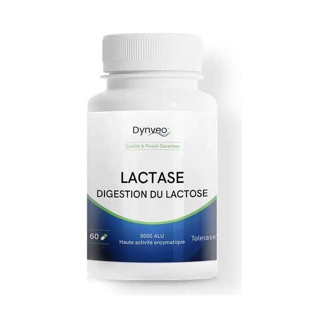 Lactase Dynveo 5000 ALU - 60 gélules - Tolérase® L