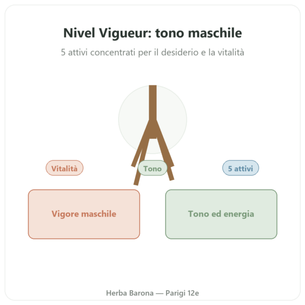 Nivel Vigore – 40 capsule – Api-nature presentazione Paris Herba Barona