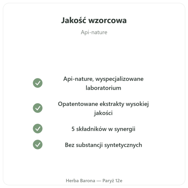 Nivel Vigueur – 40 kapsułek – Api-nature jakość Paris Herba Barona