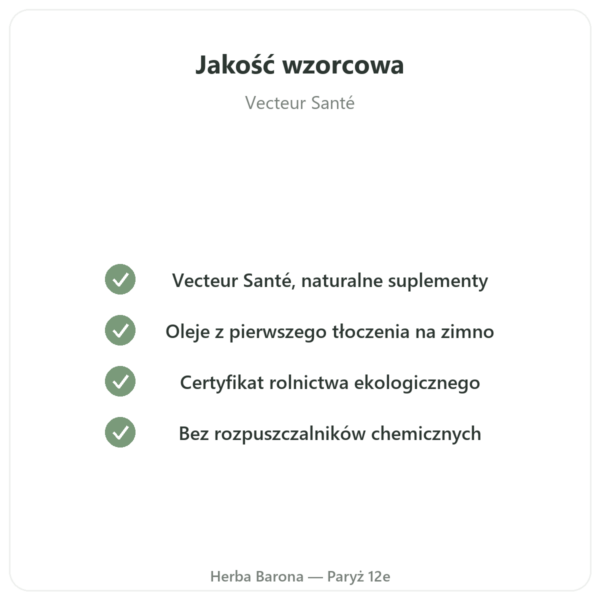 Ogórecznik Wiesiołek BIO – 90 Kapsułek – Vecteur Santé jakość Paris Herba Barona