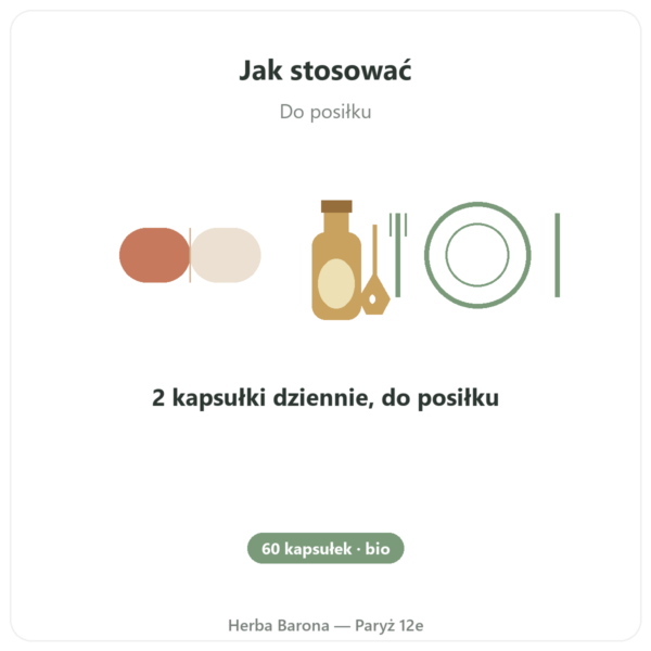 Olej z Rokitnika Omega-7 – Dynveo – 60 kapsułek sposób użycia i dawkowanie Paris Herba Barona