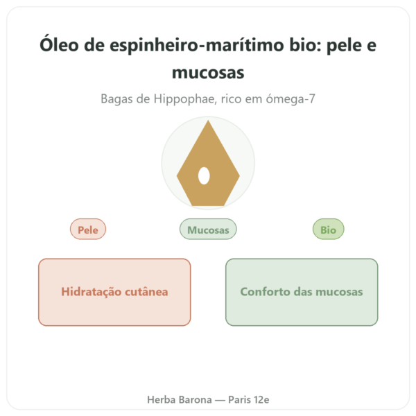 Óleo Vegetal de Espinheiro-Amarelo Bio – 100ml – Biokhaan apresentação Paris Herba Barona