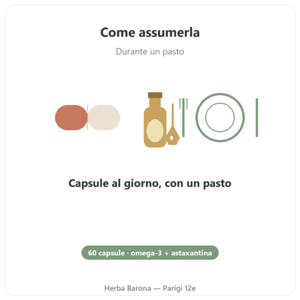 Olio di Calanus – Dr Jacob's – 60 Capsule modo d'uso e dosaggio Paris Herba Barona