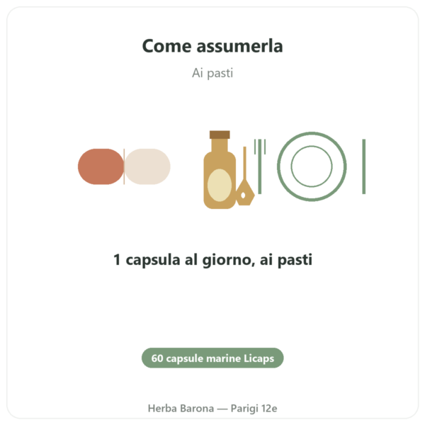 Olio di Krill puro Superba Boost™ 60 capsule DYNVEO modo d'uso e dosaggio Paris Herba Barona