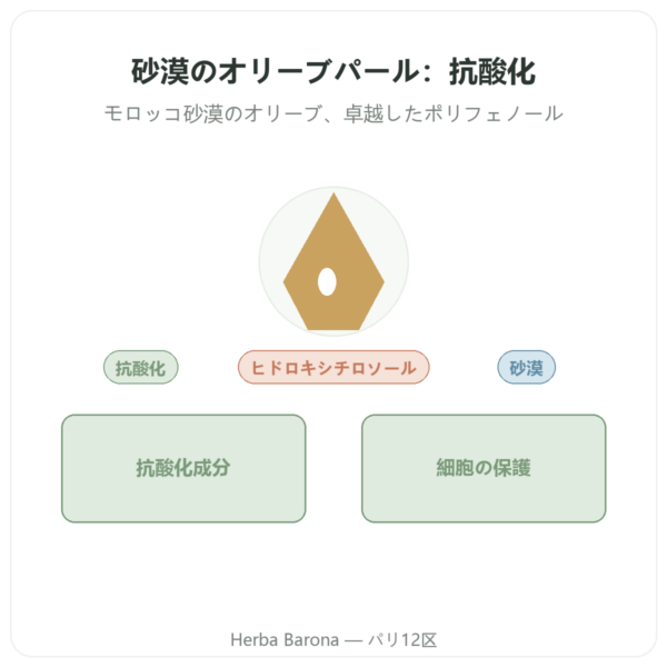 砂漠のオリーブの雫 NaturaMedicatrix 340g presentation Paris Herba Barona