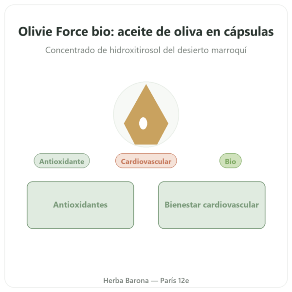 Olivie Riche / Olivie Force Bio – 100 Cápsulas – Olivie Pharma presentación Paris Herba Barona