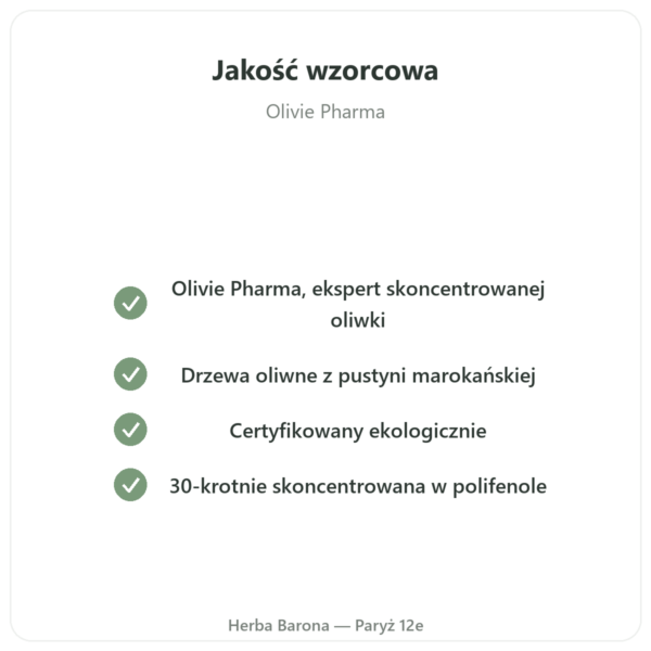 Olivie Riche / Olivie Force bio – 100 kapsułek – Olivie Pharma jakość Paris Herba Barona