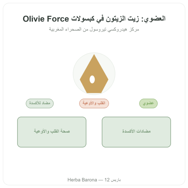 Olivie Force bio – 100 كبسولة – Olivie Pharma عرض المنتج Paris Herba Barona
