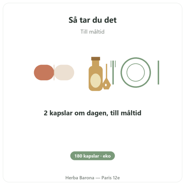 Omega-7: Havtornsolja – Dynveo – 180 kapslar användning och dosering Paris Herba Barona