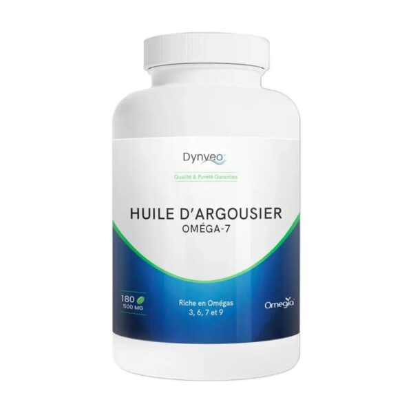 Oméga-7 : Huile d'argousier – Dynveo – 180 capsules Paris Herba Barona