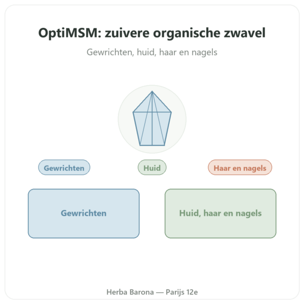 OptiMSM® – 750mg / 180 capsules – Dynveo presentatie Paris Herba Barona