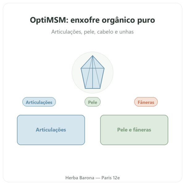 OptiMSM® 750mg 180 cápsulas Dynveo apresentação Paris Herba Barona