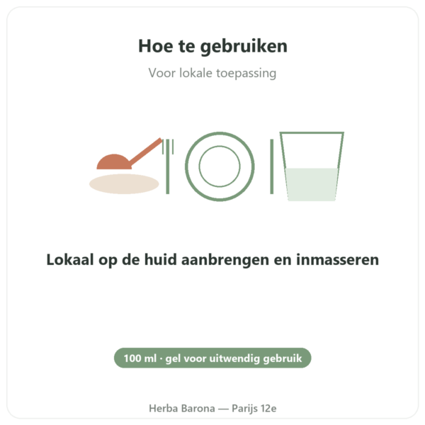 Organisch Silicium G5 gel – 100 ml gebruiksaanwijzing en dosering Paris Herba Barona
