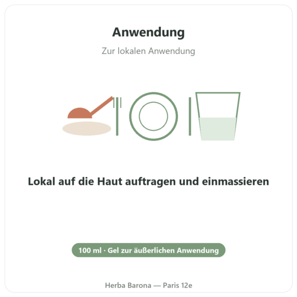 Organisches Silizium G5 Gel – 100 ml Anwendung und Dosierung Paris Herba Barona