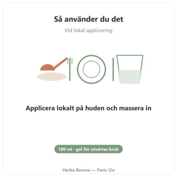 Organiskt silicium G5 gel – 100 ml användning och dosering Paris Herba Barona