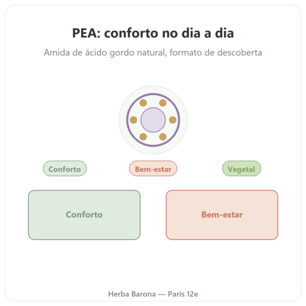 Palmitoiletanolamida PEA Dynveo 30 Cápsulas 400 mg apresentação Paris Herba Barona