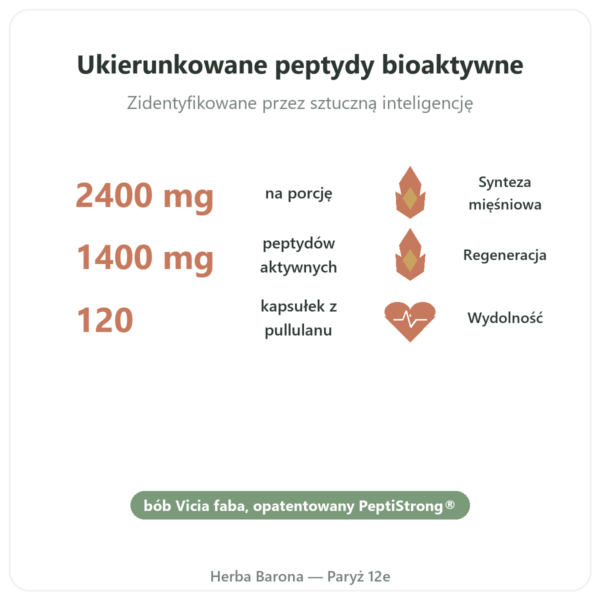 PeptiStrong® – Dynveo – 120 kapsułek korzyści i najważniejsze fakty Paris Herba Barona
