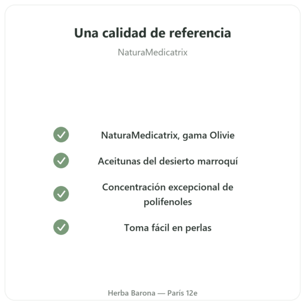 Perlas de Olivos del Desierto NaturaMedicatrix – 340 g calidad Paris Herba Barona