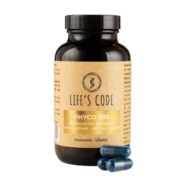 Phyco-500 30 gélules phycocyanine lyophilisée Paris Herba Barona